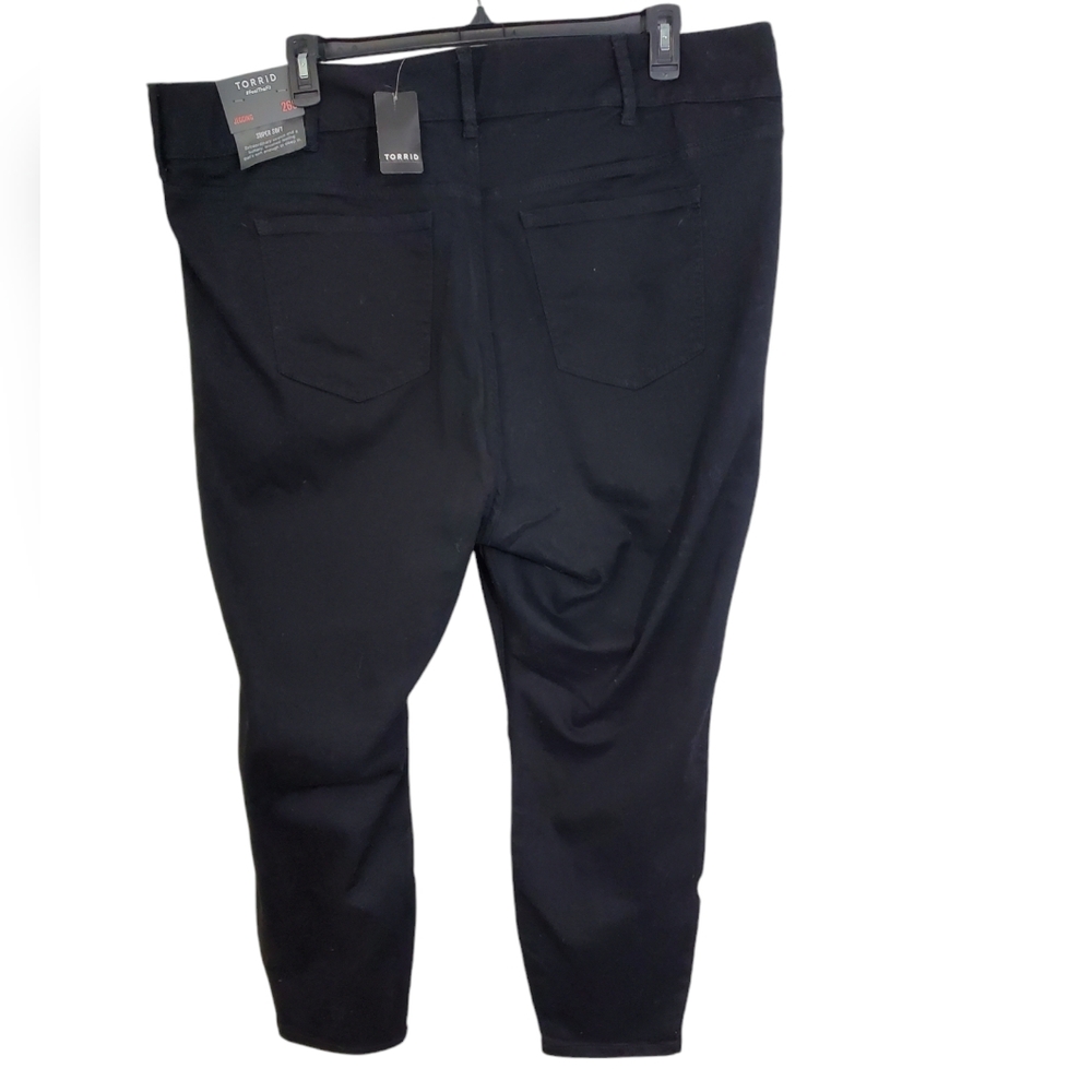 Torrid Womens Jegging Skinny Super Soft High-Rise Jean In Black Size 26S NWT - Picture 8 of 15